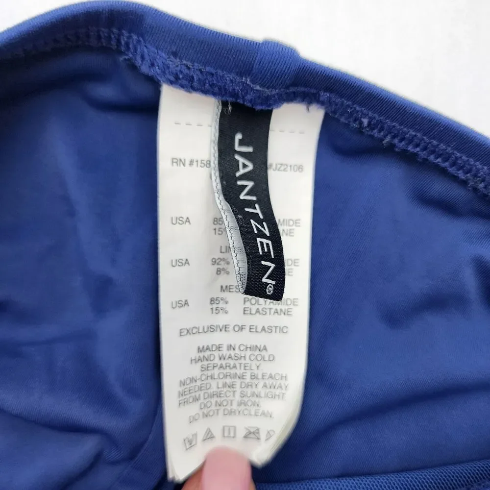 Jantzen Two-Piece‎ Swimsuit Navy Women's Size 10